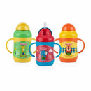 Nuby Stainless Steel Click-it Flip-it No-Spill Fat Straw Bottle
