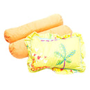 Owen 2 Bolster and Pillow Casing (No Filling)  - 100% Cotton - 4 Designs