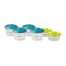 Beaba Portion Clips 60/120 ml (4m+) Pack of 6 - Blue/Neon