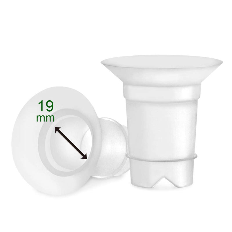 Maymom Flange Inserts 19 mm for Freemie 25 mm Collection Cup. 2pc/Each