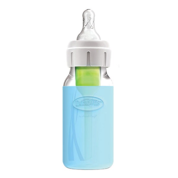 [Bundle of 2] Dr Brown's 4 oz/120 ml Narrow Glass Bottle Sleeve - Blue