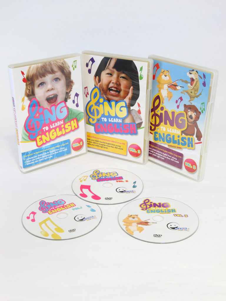 WINK to LEARN - SING to LEARN English Vol 1 - FOC Sing to Learn DVD