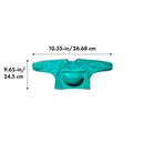 OXO TOT Sleeved Bib - TEAL
