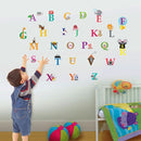 Walplus Zoo Alphabet Wall Decals 30x60cm