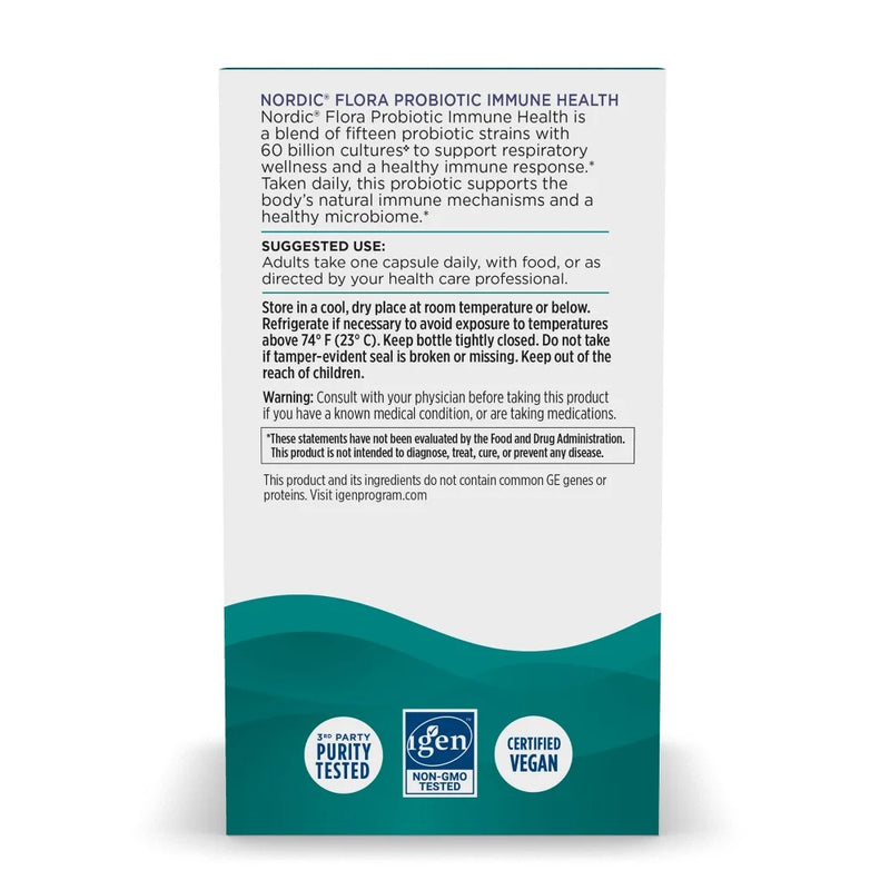 Nordic Naturals Probiotic Immune Health, 30 caps. Exp: 12/26