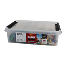 PLUS-PLUS GO! Educational Tub Wheel Mix - 2600 pc / 15 baseplates / 24 wheels / 36 BIG wheels