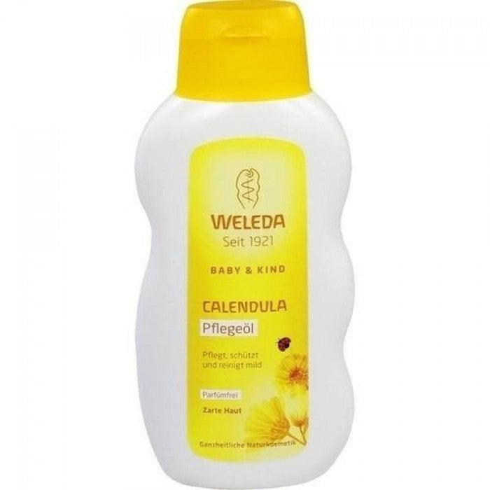 [2 Pack] Weleda Calendula Baby Oil, Fragrance Free, 200ml Exp: