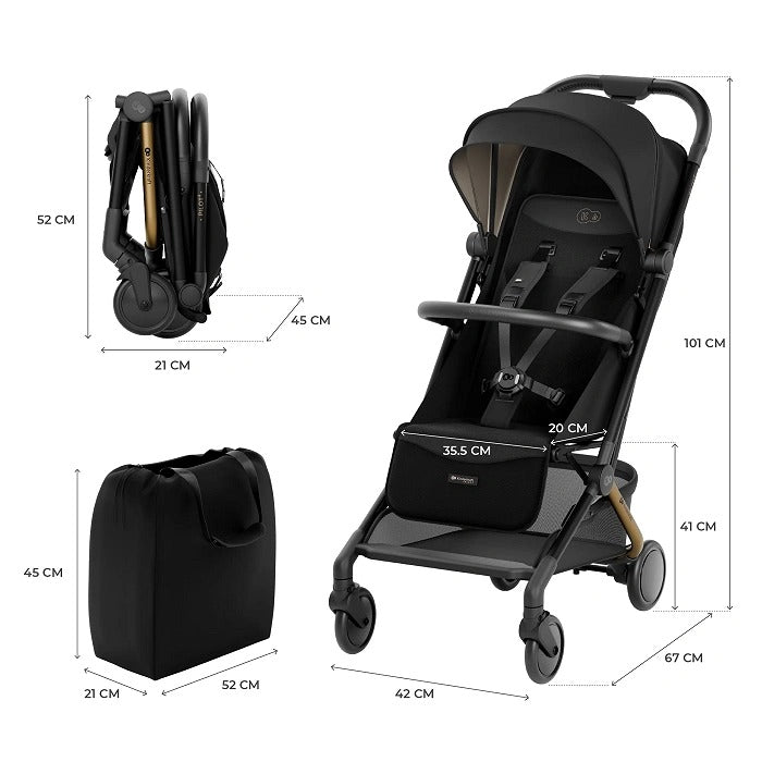 Kinderkraft Cabin Size Stroller, PILOT 2 - 3 Colors