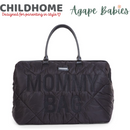 Childhome Mommy Bag Nursery Bag - Puffered - Black
