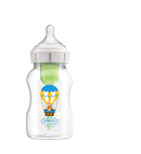 [2-PK ] Dr. Brown’s 11 oz/330 mL PP W-N Options+ Baby Bottle w/ L2 Nipple 1-Pack - 2 Design