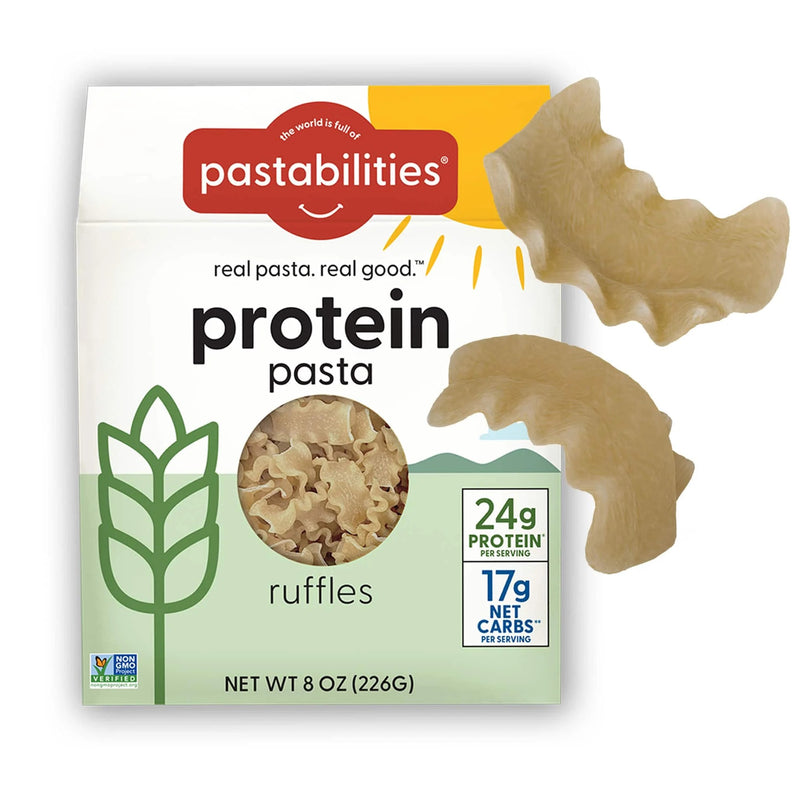 [2 Pack] Pastabilities Protein Pasta Ruffles Shaped, 226g Exp: 04/27