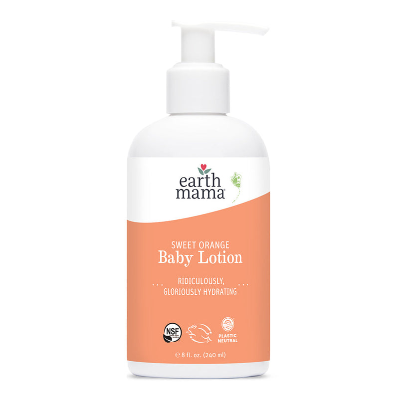 [Exp: 05/25 ] Earth Mama Organic Sweet Orange Baby Lotion 240 ml (8 fl. oz.)