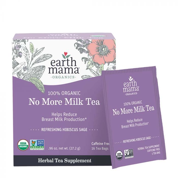 Earth Mama Organic No More Milk Tea (16 Tea Bags)