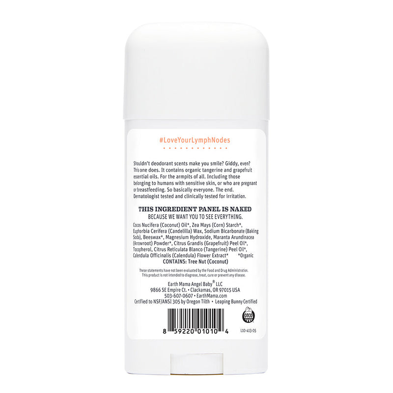 Earth Mama Organic Bright Citrus Deodorant 85g (3 oz)