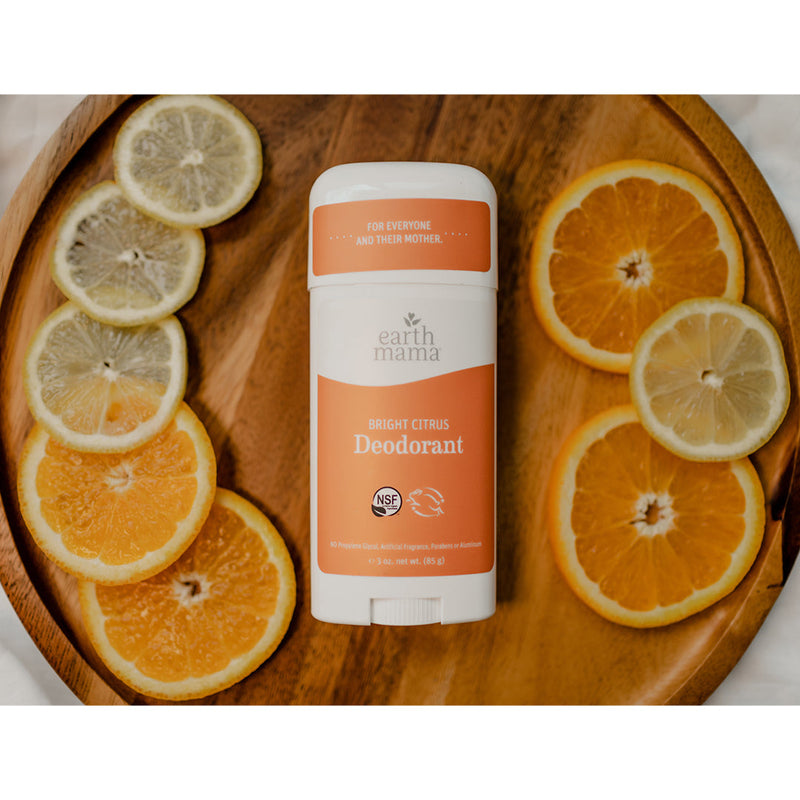 Earth Mama Organic Bright Citrus Deodorant 85g (3 oz)