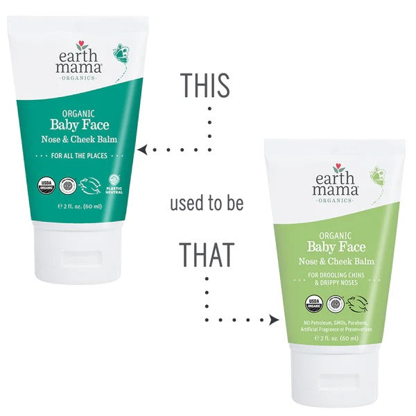 Earth Mama Organic Baby Face Nose & Cheek Balm 60ml Exp: 07/27