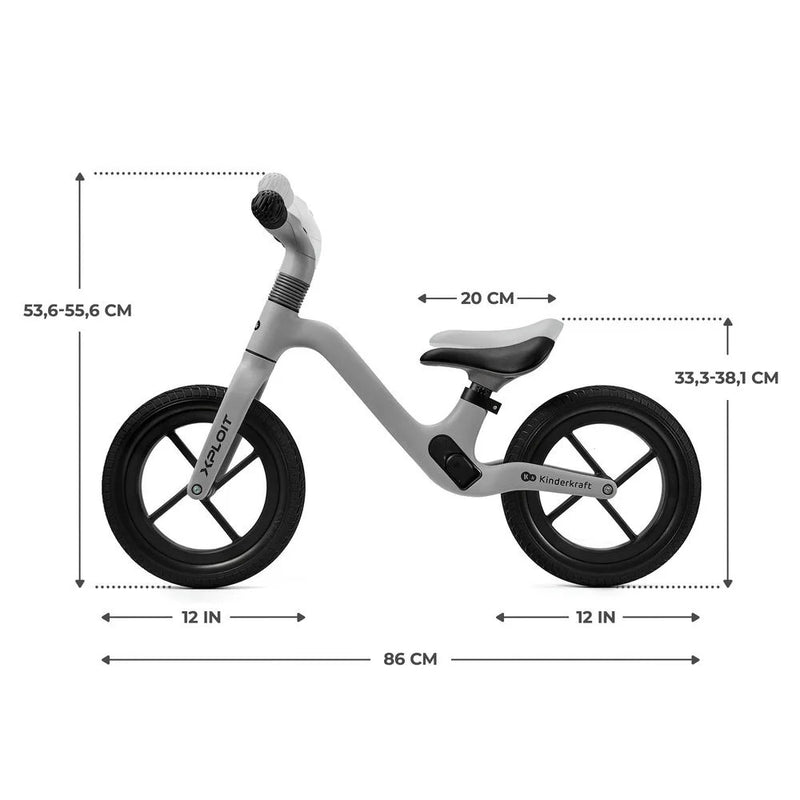 Kinderkraft Balance Bike, Xploit - 3 Colors