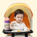 [2 Pack] Lucky baby Universal Clip On Stroller Tray (Mobile & Cup Holder)