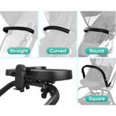 Lucky Baby Universal Clip On Adjustable Stroller Tray (Mobile & Cup Holder)
