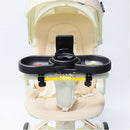 Lucky Baby Universal Clip On Adjustable Stroller Tray (Mobile & Cup Holder)