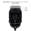 [1-Year Warranty] Kinderkraft Car Seat, Xrider 2 I-Size - Black