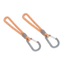 [2-Pack] Lassig Cas MIX Stroller Hooks Cord (2 pcs) - 5 Colors