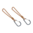 [2-Pack] Lassig Cas MIX Stroller Hooks Cord (2 pcs) - 5 Colors