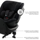 [1-Year Warranty] Kinderkraft Car Seat, Xrider 2 I-Size - Black
