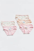 [2 Pack] Not Too Big Daisy Crew Briefs 5pk