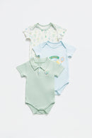 Not Too Big Racket Club Bodysuits 3pk