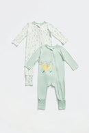 Not Too Big Racket Club Sleepsuits 2pk