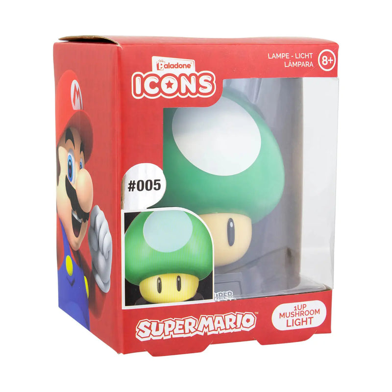 Paladone Super Mario 1UP Mushroom Icon Light (