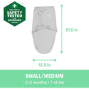 Ingenuity Original Swaddle Size 0-3 Months 2k - 2 Designs