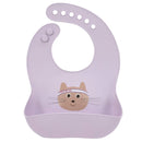 [2-Pack] Lassig Silicone Bib Tiny Team - 2 Designs