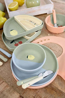 Lassig Cutlery With Silicone Handle 3 Pcs Happy Fruits - 2 Colors
