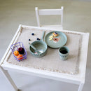 Lassig Dish Set PP/Cellulose Tiny Team (Plate, Bowl, Mug, Spoon) - 2 Designs