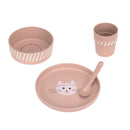 Lassig Dish Set PP/Cellulose Tiny Team (Plate, Bowl, Mug, Spoon) - 2 Designs