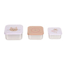 Lassig Snackbox Stainless Steel 3 Pcs Tiny Team - 2 Designs