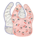 [2-Pack] Lassig Lightweight Bib 2 Pcs Happy Fruits - 2 Colors