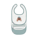 [2-Pack] Lassig Newborn Bib 3 Pcs Tiny Team - 2 Designs