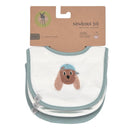 [2-Pack] Lassig Newborn Bib 3 Pcs Tiny Team - 2 Designs