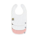 [2-Pack] Lassig Newborn Bib 3 pcs GOTS Happy Fruits - 3 Colors
