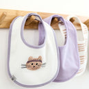 [2-Pack] Lassig Newborn Bib 3 Pcs Tiny Team - 2 Designs
