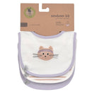 [2-Pack] Lassig Newborn Bib 3 Pcs Tiny Team - 2 Designs