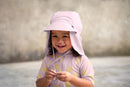Lassig Short Sleeve Sunsuit - Checkerboard Pale Pink/Yellow