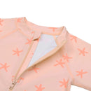 Lassig Short Sleeve Sunsuit Starfish peach