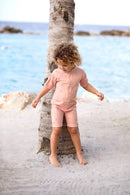 Lassig Short Sleeve Sunsuit Starfish peach