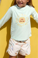 Lassig LSF Long Sleeve Rashguard Sunshine Sea Foam
