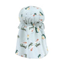 Lassig Sun Protection Flap Hat - Ice Cream Truck illusion blue