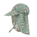 Lassig Sun Protection Flap Hat - Scooter/Dog Green